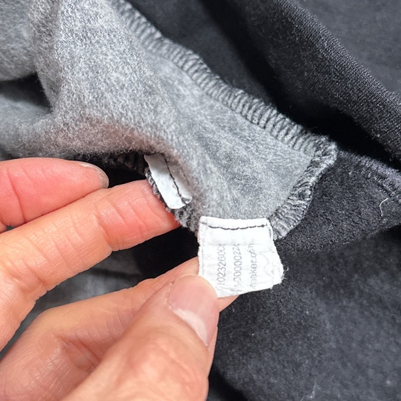 Icebreaker Merino Wool Blend Striped Black Blue Gray Crewneck Sweatshirt Mens XL - Picture 6 of 7